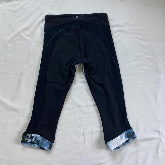 Lululemon Stop At Nothing Crop leggings size 4 - Picture 4 of 8